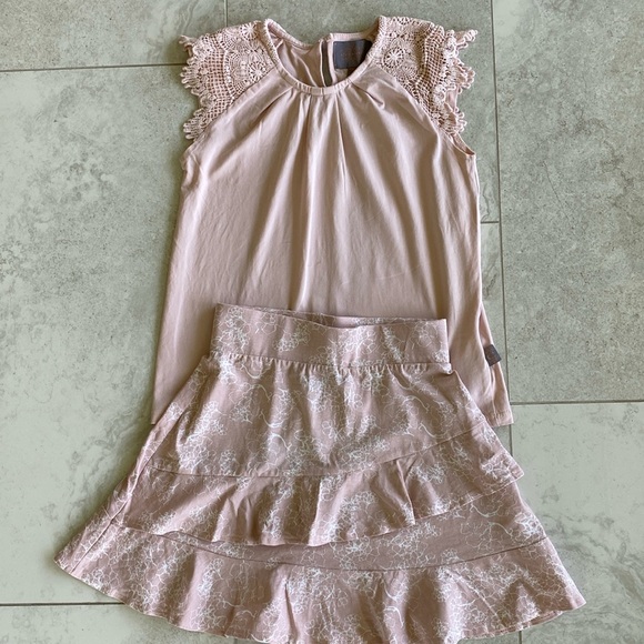 Creamie matching skirt set - Picture 4 of 16